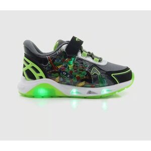Disney TMNT Light-Up Athletic Sneakers Black Size 11T New With Tags